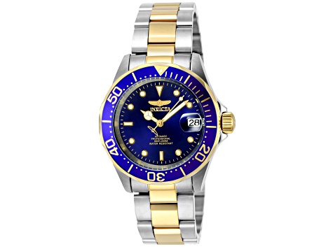 Invicta Pro Diver 40mm Blue Dial Stainless Steel Band Automatic Watch