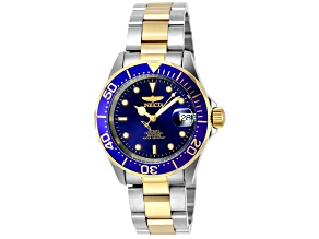 Invicta Pro Diver 40mm Blue Dial Stainless Steel Band Automatic Watch