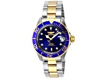 Invicta Pro Diver 40mm Blue Dial Stainless Steel Band Automatic Watch