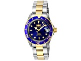 Invicta Pro Diver 40mm Blue Dial Stainless Steel Band Automatic Watch