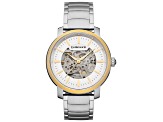 Thomas Earnshaw Men's New Holland 42.5mm Automatic Gray Dial Yellow Bezel Stainless Steel Watch