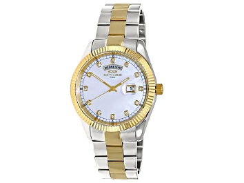 Picture of Oniss Men's Admiral White Dial, Stainless Steel Bracelet Watch
