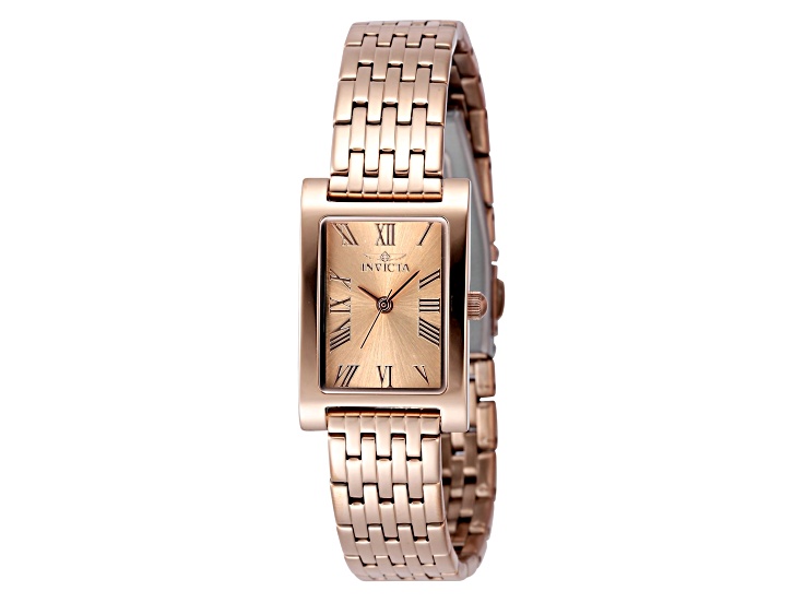 Invicta Angel 19.5mm Rose Dial Rose Stainless Steel Bracelet  display picture 1