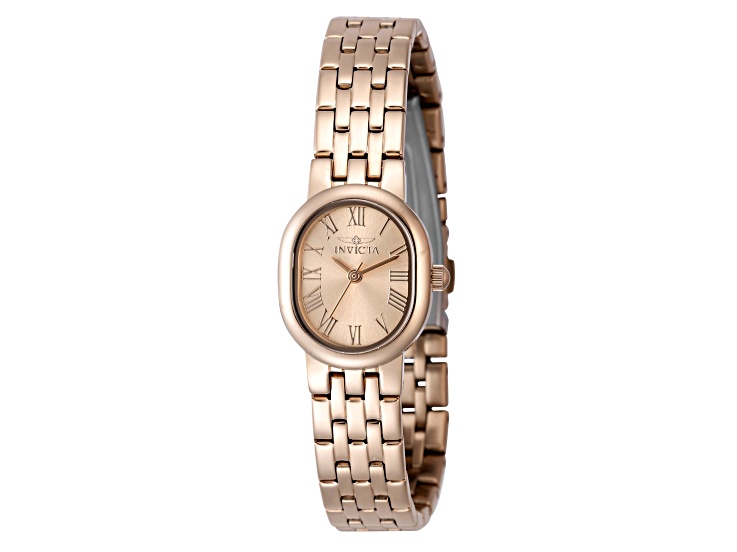 Invicta Angel 20mm Rose Stainless Steel Bracelet Quartz Watch