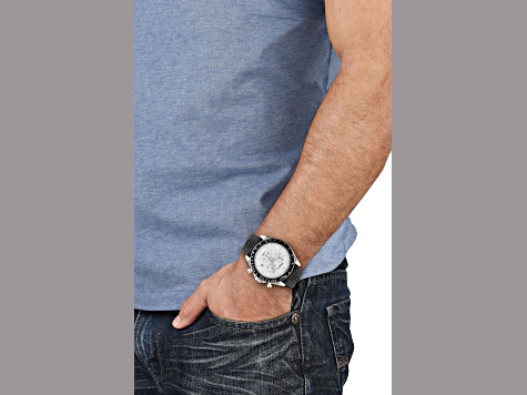腕時計その他 Ferragamo Oval Case Leather Strap Watch With Sunray Dial Ferragamo Urban Sunray Chronograph Men's Watch, 43mm | Costco