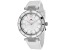 Seapro Women's Seductive White Dial and Bezel, White Silicone Strap Watch