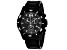 Jivago Men's Ultimate Black Dial, Black Stainless Steel Watch