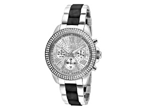 Invicta Angel 38mm Black Tortoise and Stainless Steel Quartz Watch