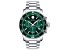 Movado Men's Series 800 Green Dial and Bezel, Stainless Steel Watch