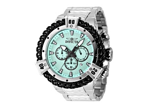 Invicta Bolt 54.00mm Turquoise Dial Stainless Steel Band Quartz Watch