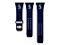 Gametime MLB Seattle Mariners Navy Silicone Apple Watch Band (38/40mm M/L). Watch not included.