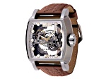 Invicta Automatic 16mm on Dark Brown Leather Strap Invicta Pro Diver Brown Dial Black Leather Men main image 2