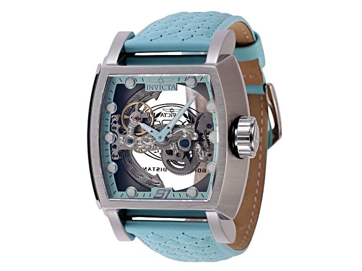 ●TIC / UNTOUCHABLE シングル オリジナル盤 OG Invicta S1 Rally Ghost 48mm Turquoise Color Leather Strap