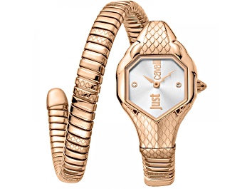 Picture of Just Cavalli Women's Serpente White Dial, Rose Stainless Steel Watch