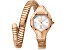 Just Cavalli Women's Serpente White Dial, Rose Stainless Steel Watch