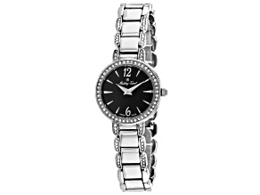 Mathey Tissot Women's Fleury Black Dial, Stainless Steel Watch