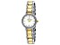 Mathey Tissot Women's Fleury White Dial, Two-tone Yellow Stainless Steel Watch