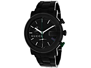 Gucci Men's 101 Series Black Stainless Steel Bracelet Watch