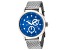 Christian Van Sant Men's Rio Blue Dial, Stainless Steel Watch