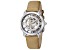 Stuhrling Women's Legacy White Dial, Brown Leather Strap Watch