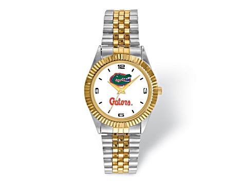 LogoArt University of Florida Pro Two-tone Gents Watch