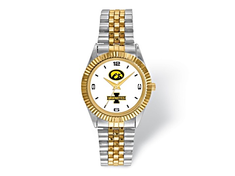 LogoArt University of Iowa Pro Two-tone Gents Watch