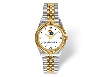 Picture of LogoArt University of Kansas Pro Two-tone Gents Watch