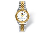 LogoArt University of Kansas Pro Two-tone Gents Watch