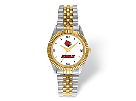 LogoArt University of Louisville Pro Two-tone Gents Watch