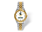 LogoArt Michigan State University Pro Two-tone Gents Watch
