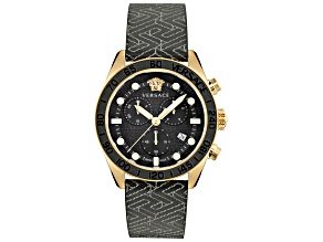 Versace Men's Greca Dome 43mm Quartz Watch