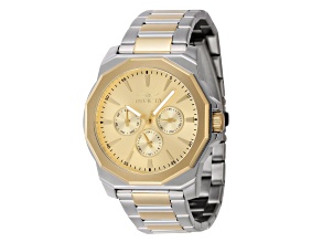 Invicta Speedway 42mm Yellow Dial Two-tone Stainless Steel Quartz Watch