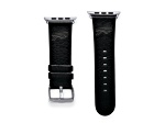 Gametime Buffalo Bills Leather Band fits Apple Watch (38/40mm S/M Black). Watch not included.
