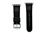 Gametime Cincinnati Bengals Leather Band fits Apple Watch (38/40mm S/M Black). Watch not included.