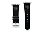 Gametime Jacksonville Jaguars Leather Band fits Apple Watch (38/40mm S/M Black). Watch not included.