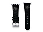 Gametime Kansas City Chiefs Leather Band fits Apple Watch (38/40mm S/M Black). Watch not included.