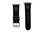 Gametime Las Vegas Raiders Leather Band fits Apple Watch (38/40mm S/M Black). Watch not included.