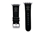 Gametime New Orleans Saints Leather Band fits Apple Watch (38/40mm S/M Black). Watch not included.