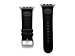 Gametime New York Jets Leather Band fits Apple Watch (38/40mm S/M Black). Watch not included.