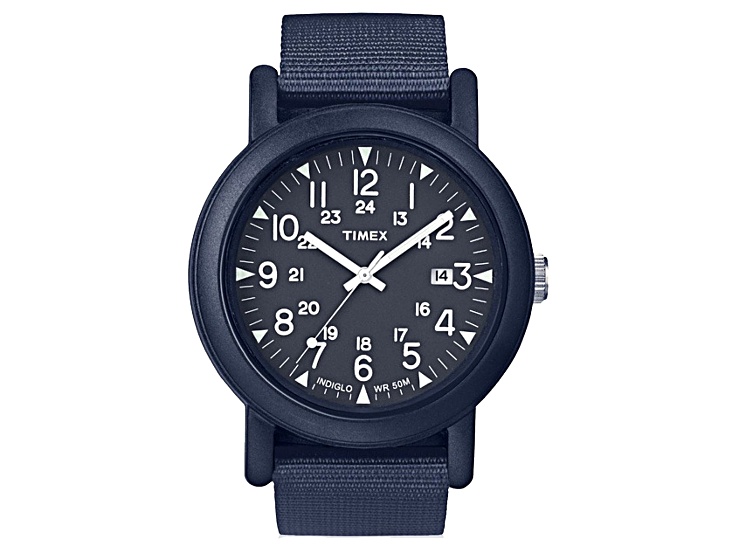 Timex Camper 40mm Blue Nylon Strap Blue Dial Quartz Watch - 16ZLWA
