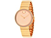 Movado Women's Edge Rose Stainless Steel Watch