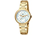 Ferre Milano Women's Fashion 32mm Quartz Yellow Stainless Steel Watch