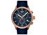 Tissot Men's Chrono XL 45mm Quartz Watch, Blue Fabric Strap