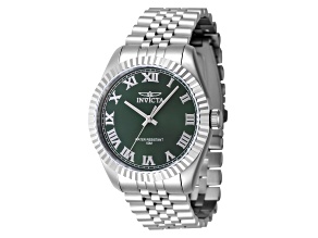 Invicta Specialty 43mm Green Dial Stainless Steel Quartz Watch