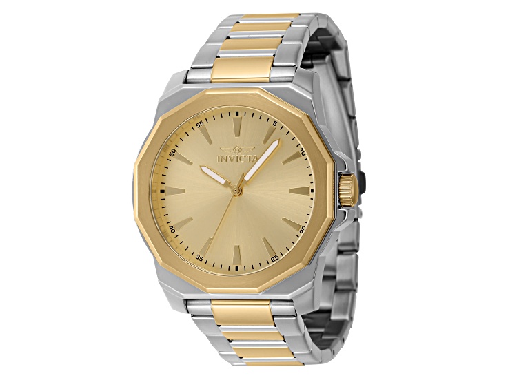 Invicta Speedway 42mm Gold Tone Dial Two-tone Stainless