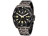 Nautica Tin Can Bay Men's 44mm Quartz Gunmetal Stainless Steel Watch