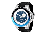 Invicta Aviator 50mm Blue  Dial Silicone Band Quartz Watch