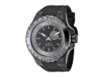 Invicta Aviator 50mm Black Dial Silicone Band Quartz Watch