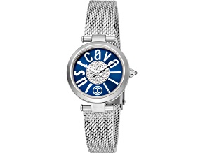 Just Cavalli Women's Modena Blue Dial, Stainless Steel Watch