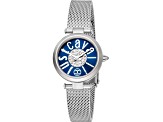 Just Cavalli Women's Modena Blue Dial, Stainless Steel Watch